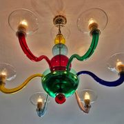 Murano glass chandelier after Gio Ponti, 1970s