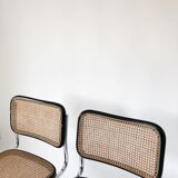 Pair chairs Cesca B32 by Marcel Breuer