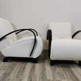 Restored armchairs by Jindrich Halabala, Set of 2