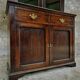 Antique china cabinet oak display cabinet English kitchen cabinet