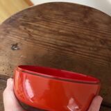 Vintage design 60s small round orange box