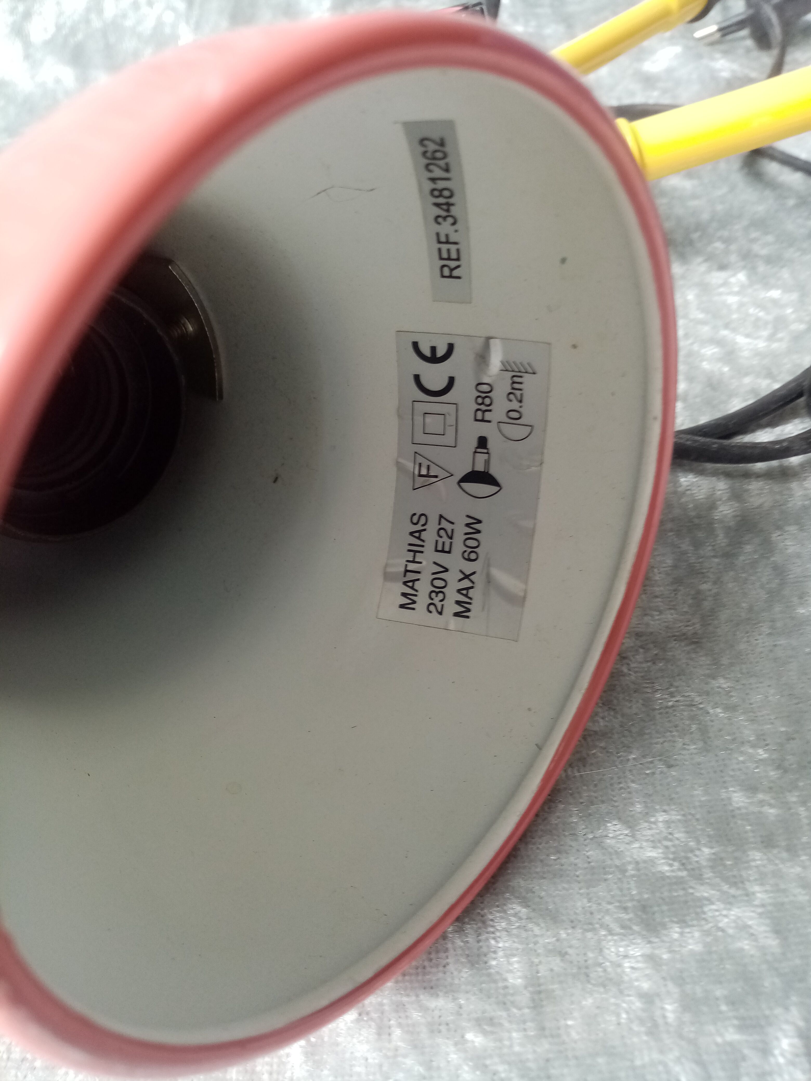 Desk lamp years 80 georges mathias signed