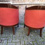 Fauteuil en acajou style 1er empire