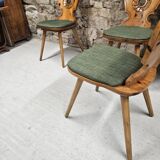 Lot of 4 bistro inn chairs from the 1970s