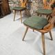 Lot 4 chaises auberge bistrot 1970"
