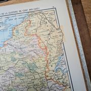 Printed in 1900, France in 1453. Original Authentic Vintage.