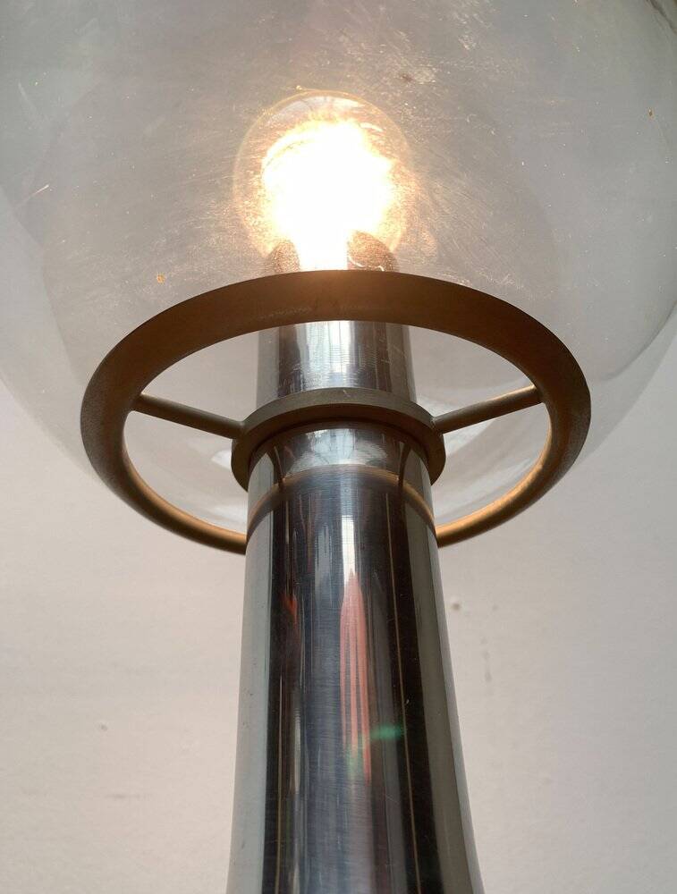 Vintage 1970s space globe table lamp