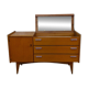 ✨ Superb Scandinavian sideboard convertible into a dressing table – Teak – 1950s