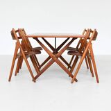 Hans Wegner's AT 303 cross-legged dining table, Andreas Tuck, Denmark, 1950