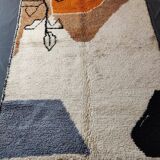 Traditional wool rug Morocco 3 x 2 m