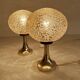 Pair Vintage Space Age table lamps, 1970s,