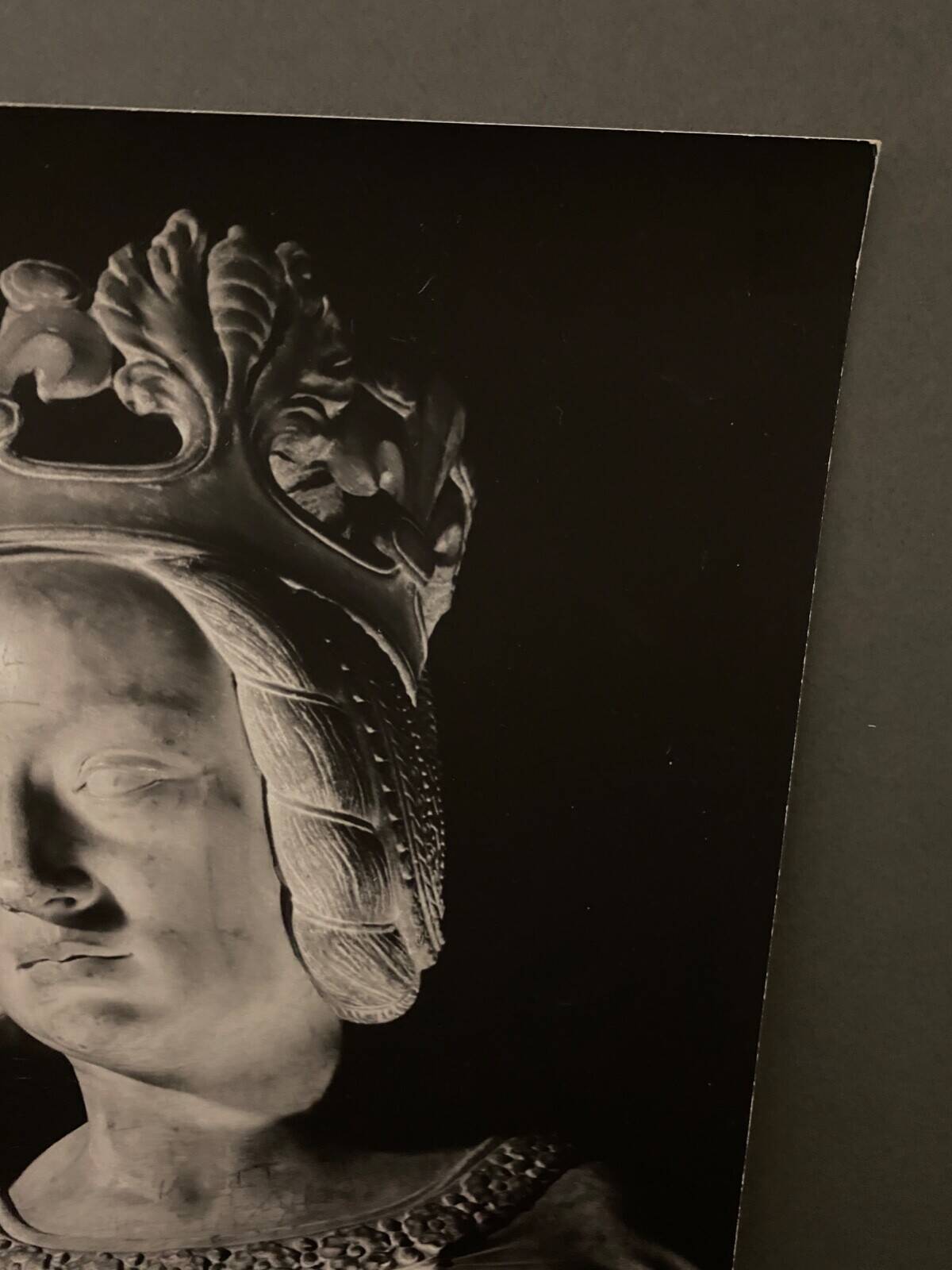Silver photograph Bernard Darot Marguerite de Foix 20th century