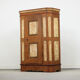 Painted folk art bridal wardrobe 1806
