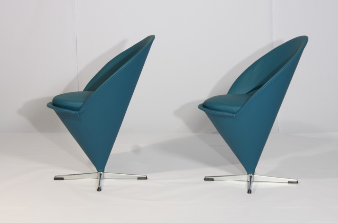 Chair swivel "Cone" by Verner Panton 1960s