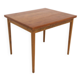 Teak "wallet" dining table, Edsbyverken, Sweden, 1960s