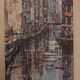 Original Swedish Oil on Canvas – “Amsterdam” – Vintage & Framed
