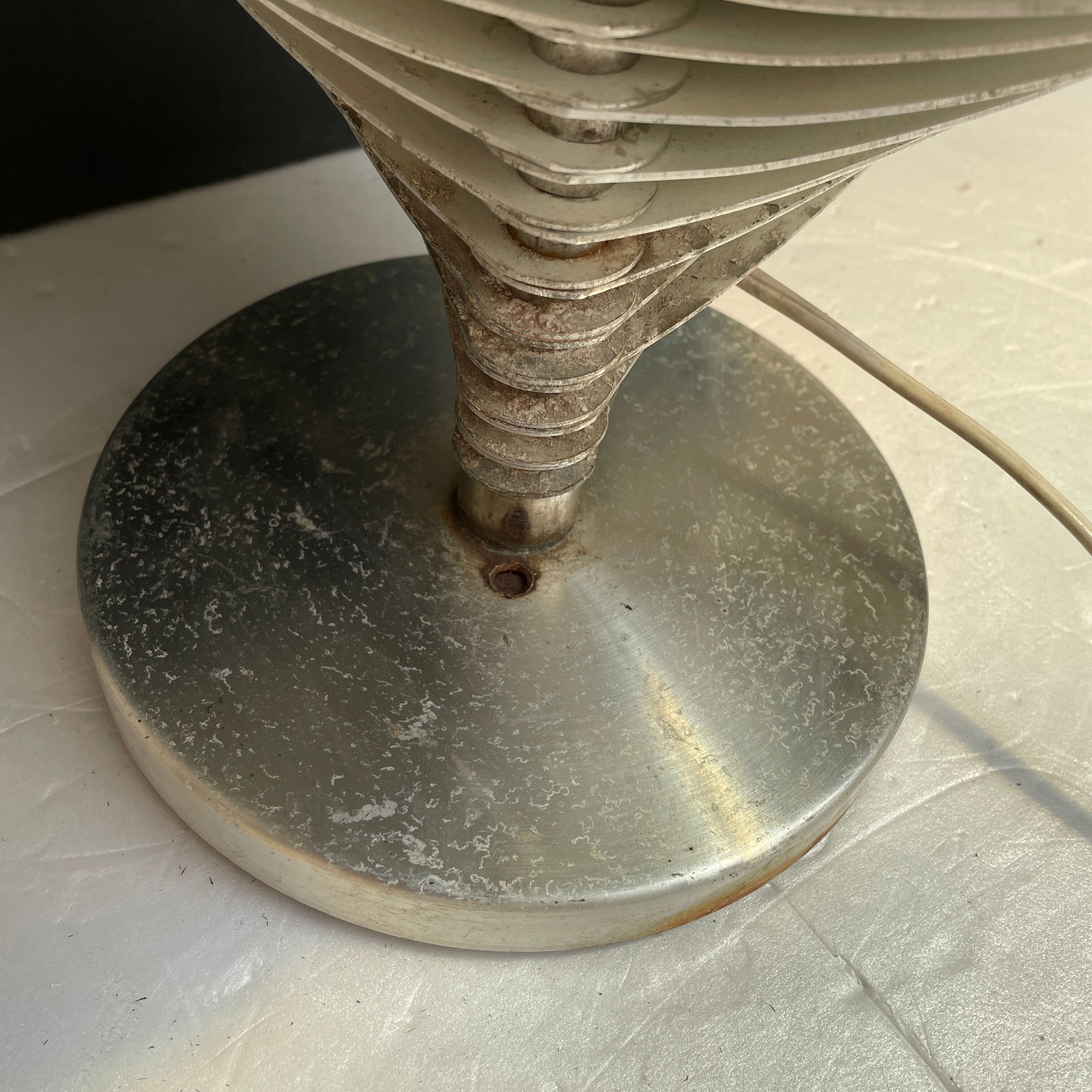 Spiral lamp Henri Mathieu 1970 design