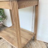 Side table, console in solid oak