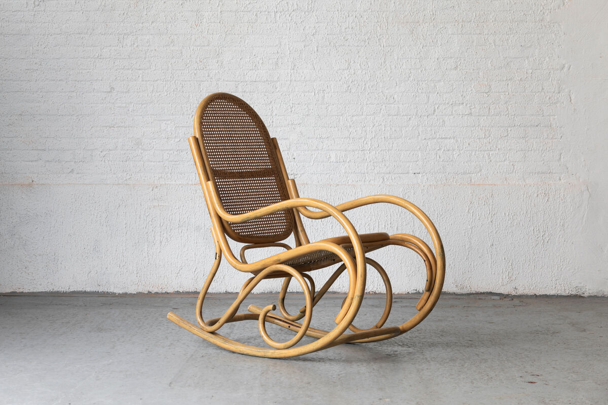 Rocking chair produced in France around 1960