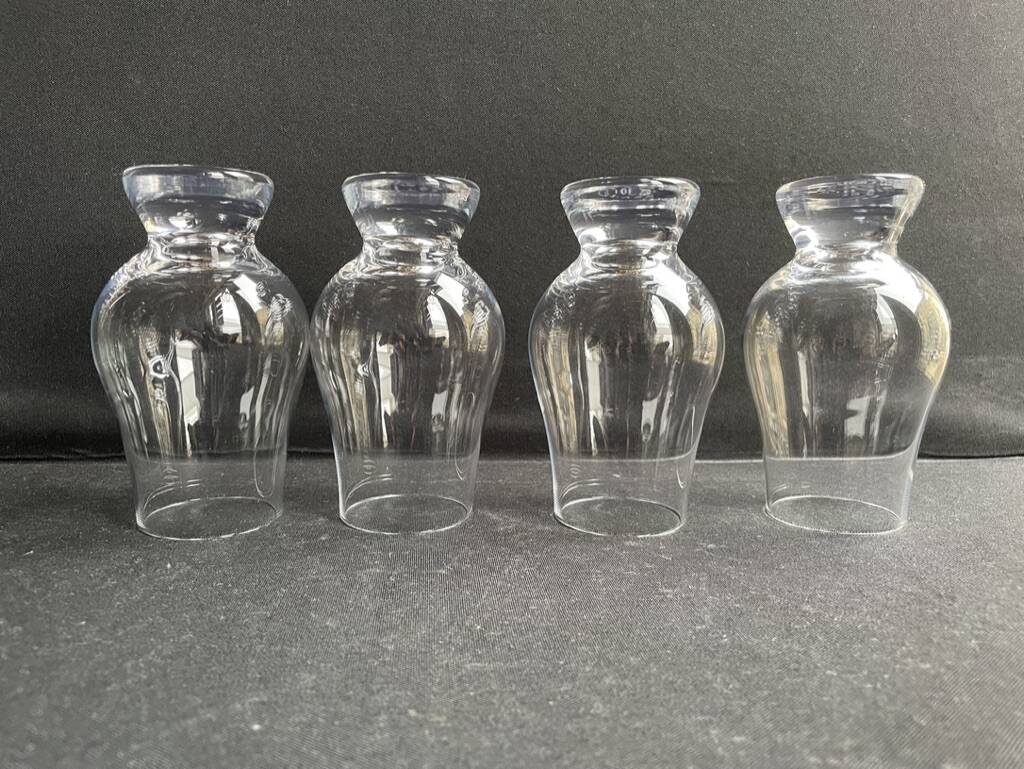 4 crystal whiskey glasses stamped “The Glencairn Glass”
