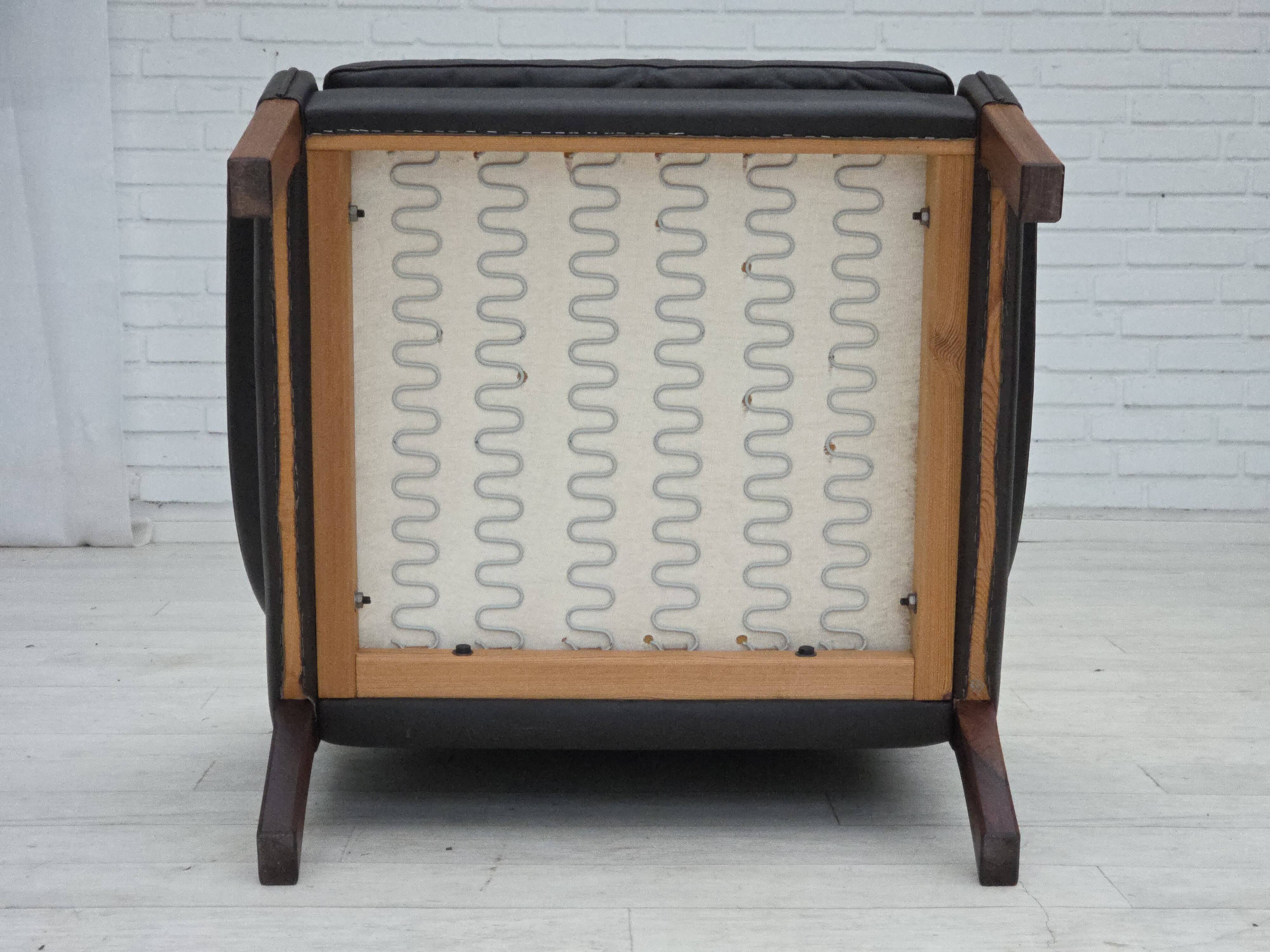 1970s, Danish design by Aage Christensen, armchair, model “Monark“.