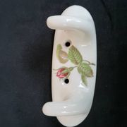 Wall mounted coat rack: Paris porcelain bathroom accessories