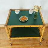 Rattan coffee table from the 1950s