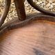 Tabouret bistrot en bois courbé
