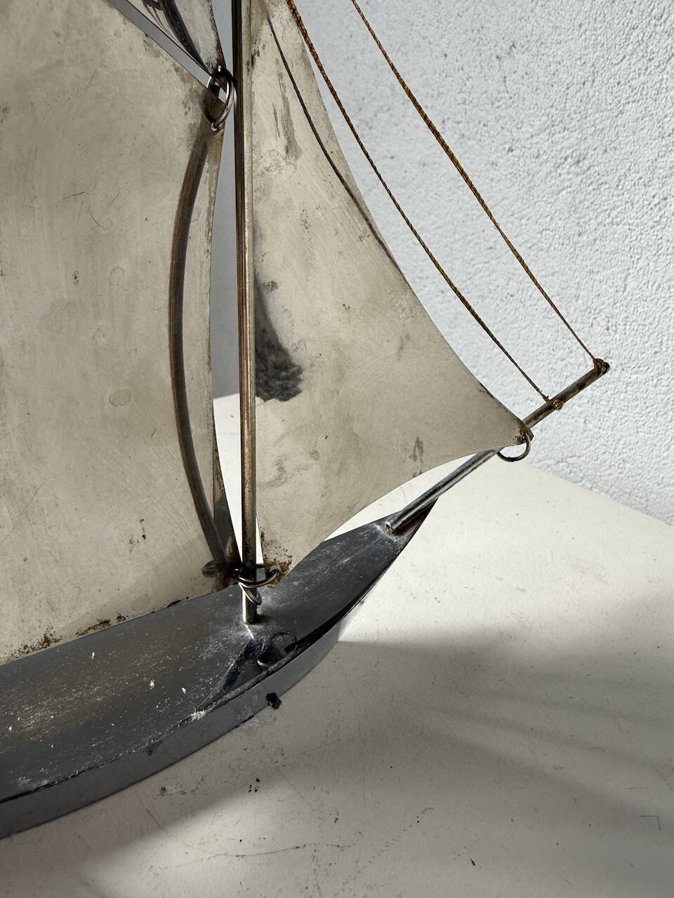 Stainless steel boat from the 1980s.