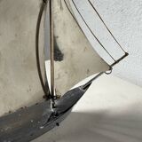 Stainless steel boat from the 1980s.