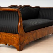 Exceptional 19th Century Biedermeier Walnut Sofa, circa 1850
