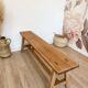 Banc de ferme en chêne massif
