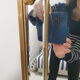 Mirror with pareclose 120×90 cm