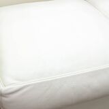 Cassina LC2 2-seater sofa in white leather