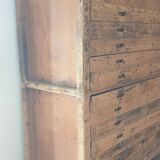 Meuble de métier en bois naturel