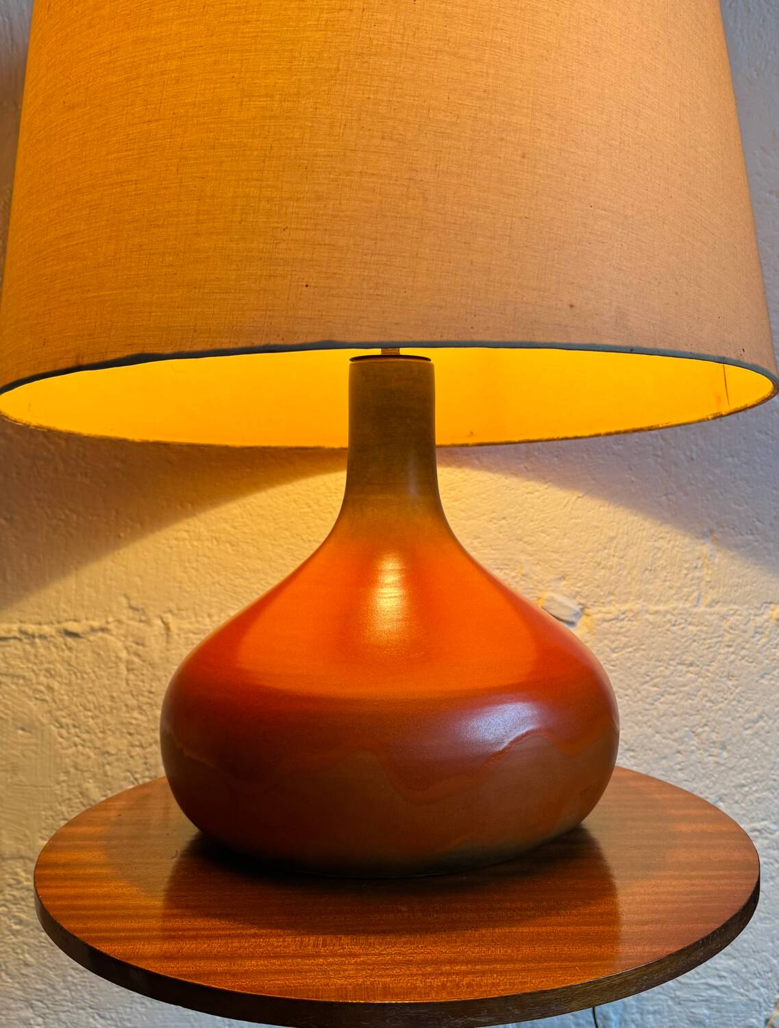 Ceramic lamp by Jacques Lignier from the 1960s.