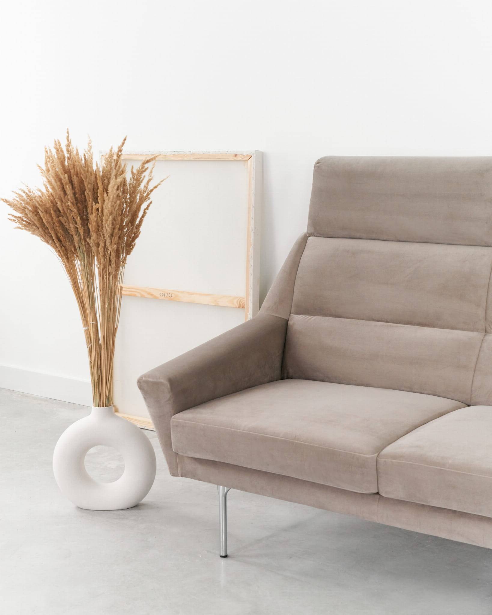 Sofa MANDAL beige, design scandinave