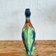 Vintage barbotine duck pitcher Saint Clément no. 7492