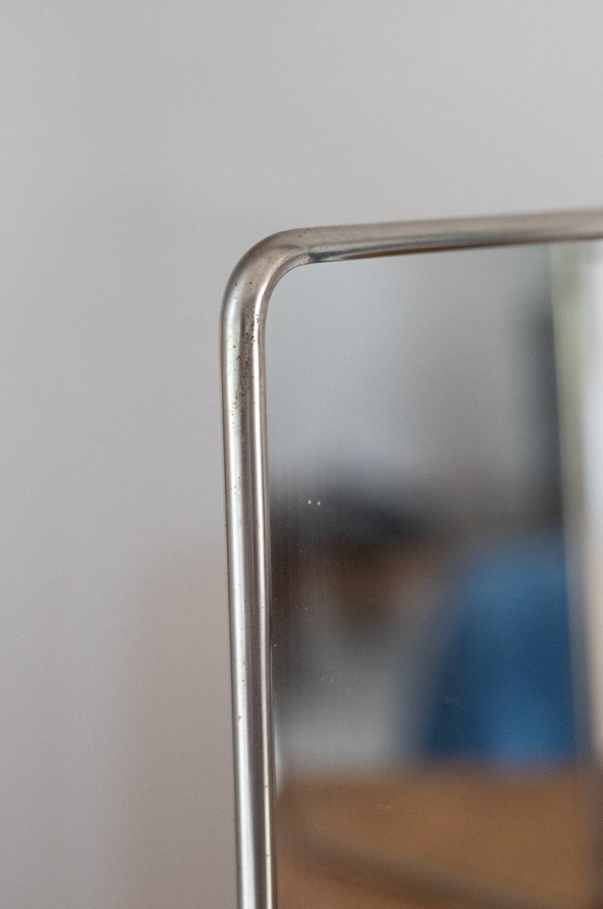 Vintage triptych barber mirror