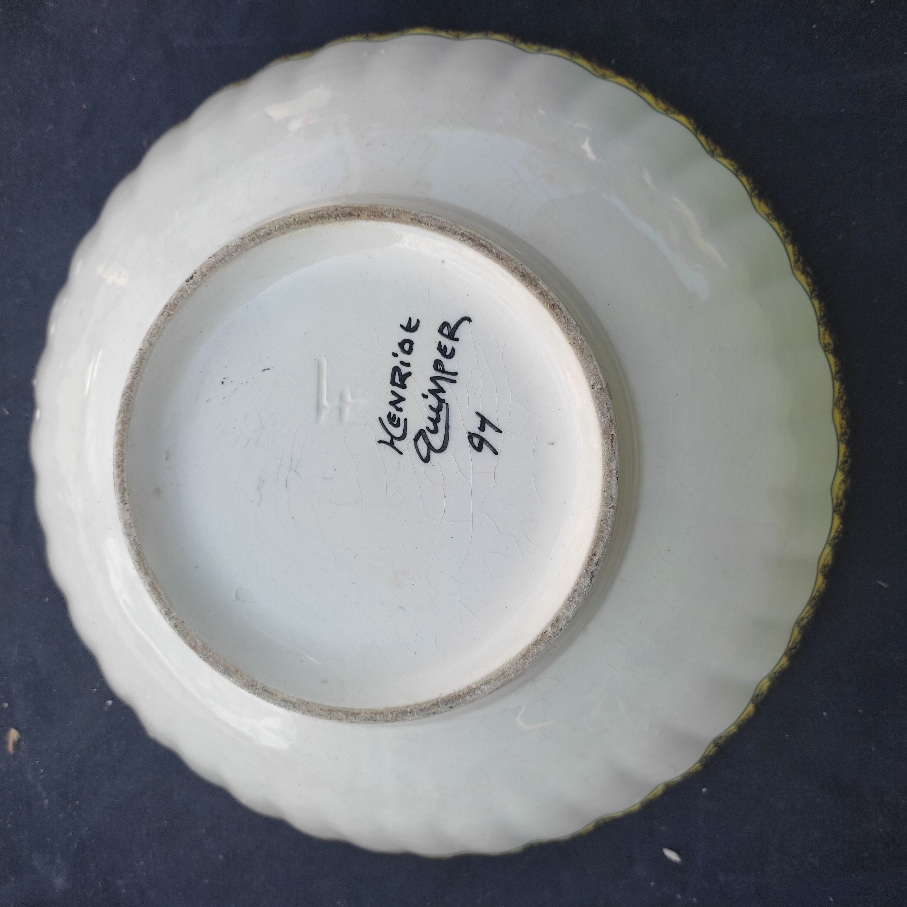 Plat Henriot Quimper