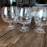 Set of 6 XXL crystal tasting wine glasses