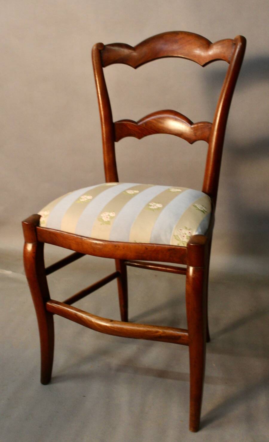Pair of Elegant Walnut Chairs