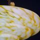 Pendentif Art Déco en verre de Murano jaune, 1950