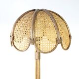 Lampadaire Autoportant En Bambou, République Tchèque Années 1990