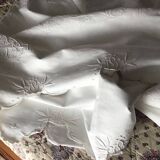 White cotton bedspread