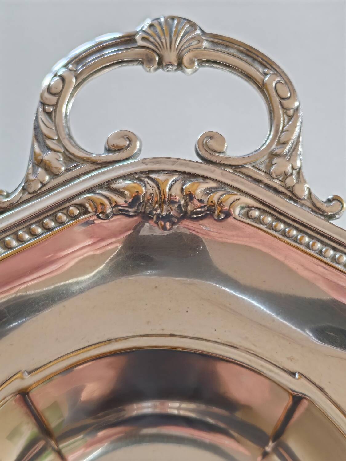 Silver-plated vegetable dish