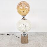 Vintage Mazzega floor lamp with marble, 1960sVintage Mazzega floor lamp with marble, 1960s