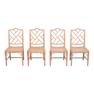 Ensemble de 4 chaises - chippendale