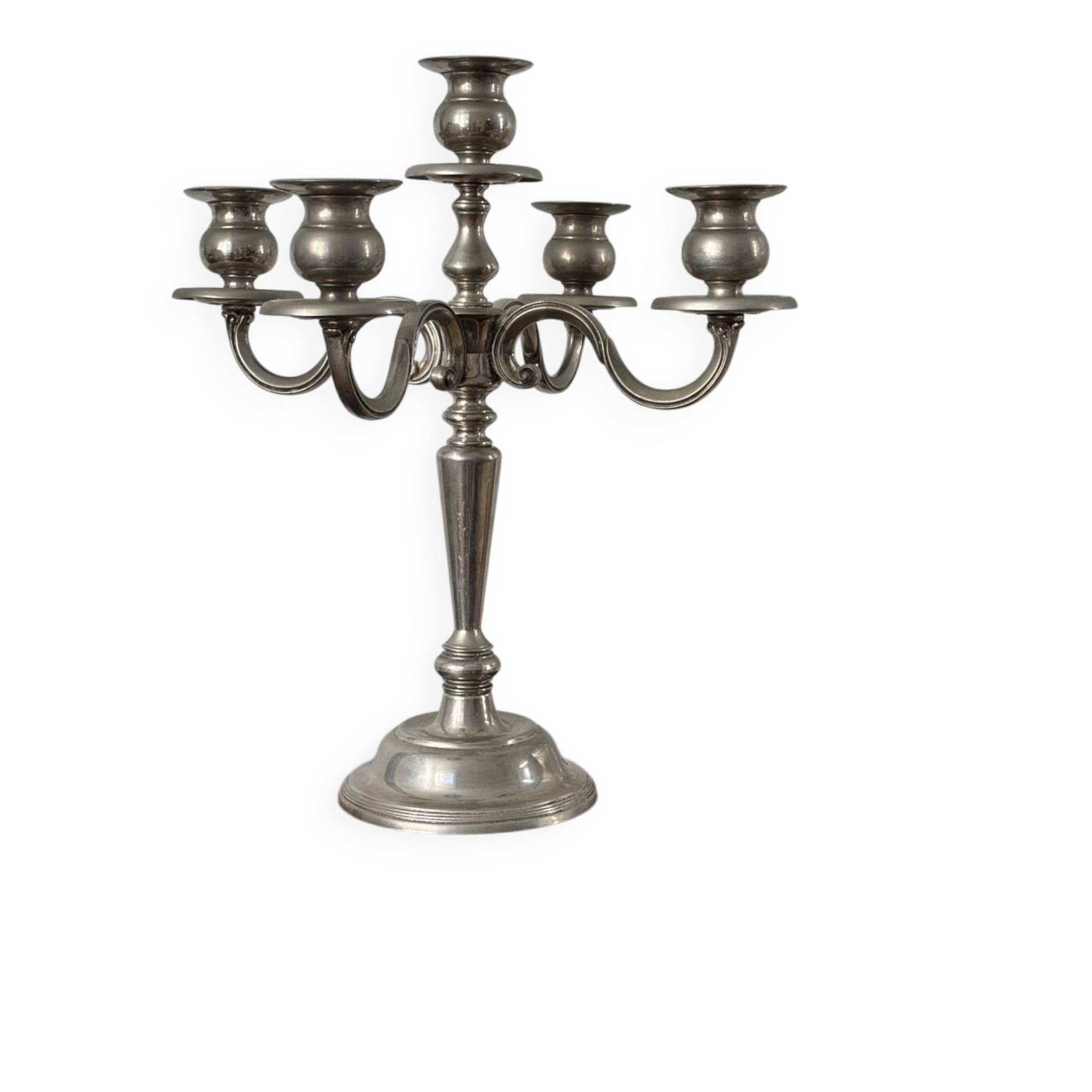 Metal chandelier with 5 lights