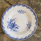 U&C Sarreguemines plate watteau model